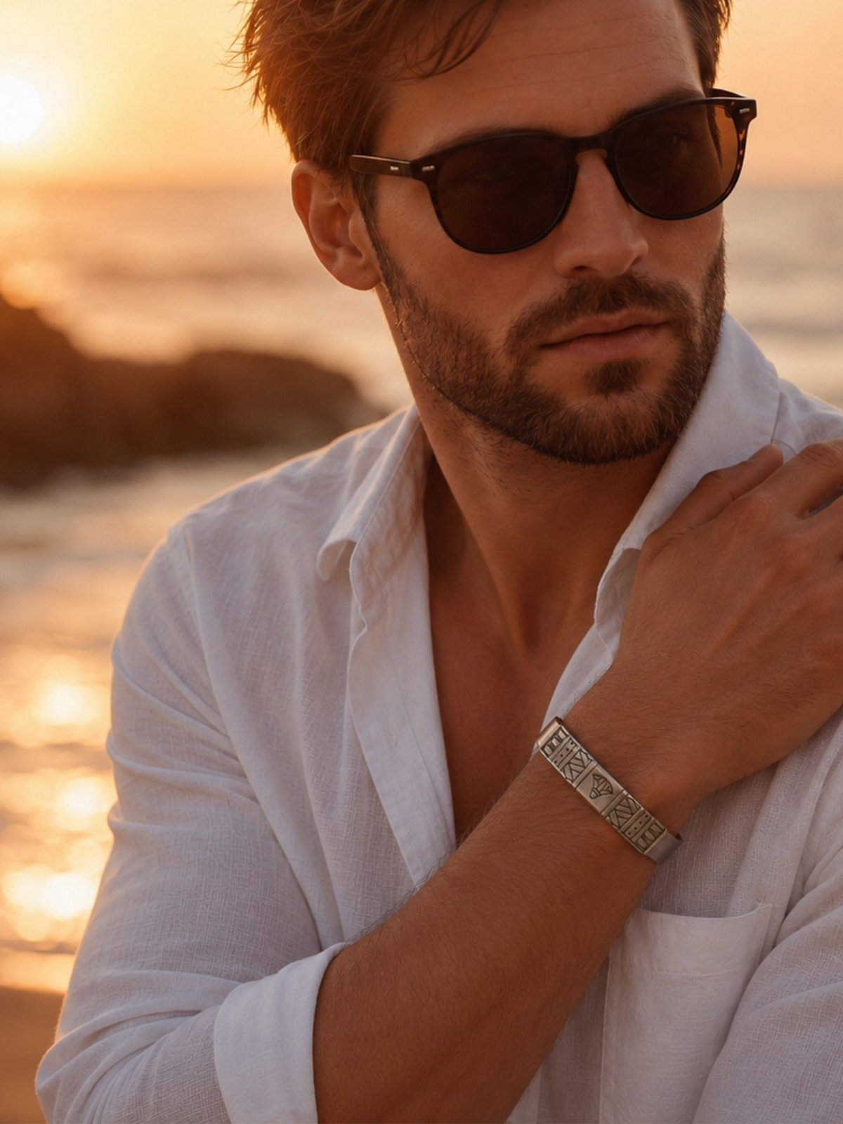 Bracelet_en_argent_pour_homme-symbole_egyptien