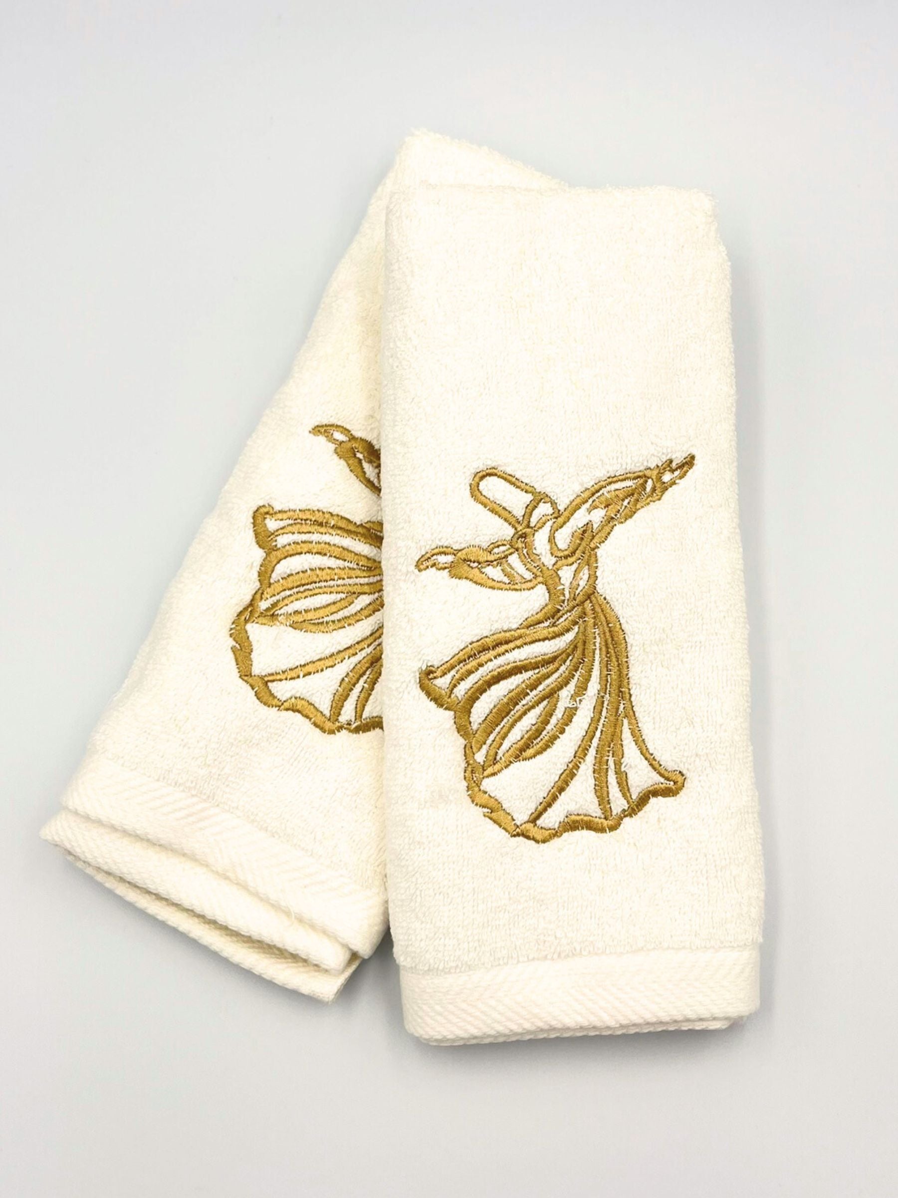 Lot de 2 serviettes mains et visage
