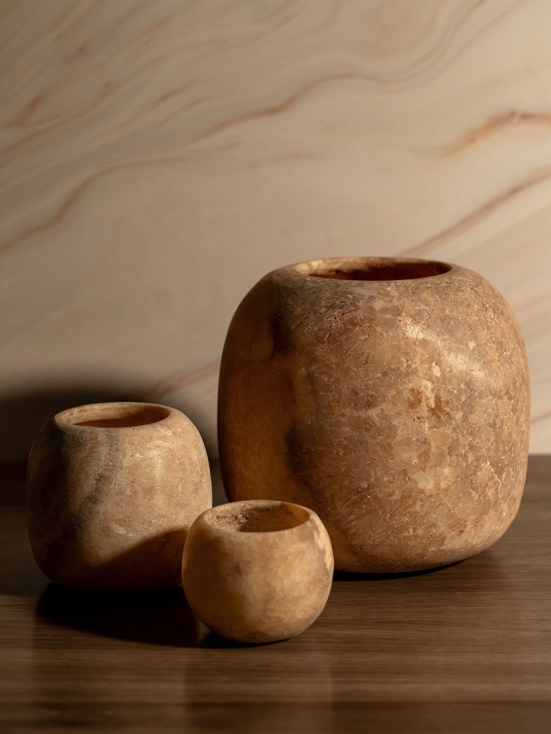 Oval Nuba candle holders