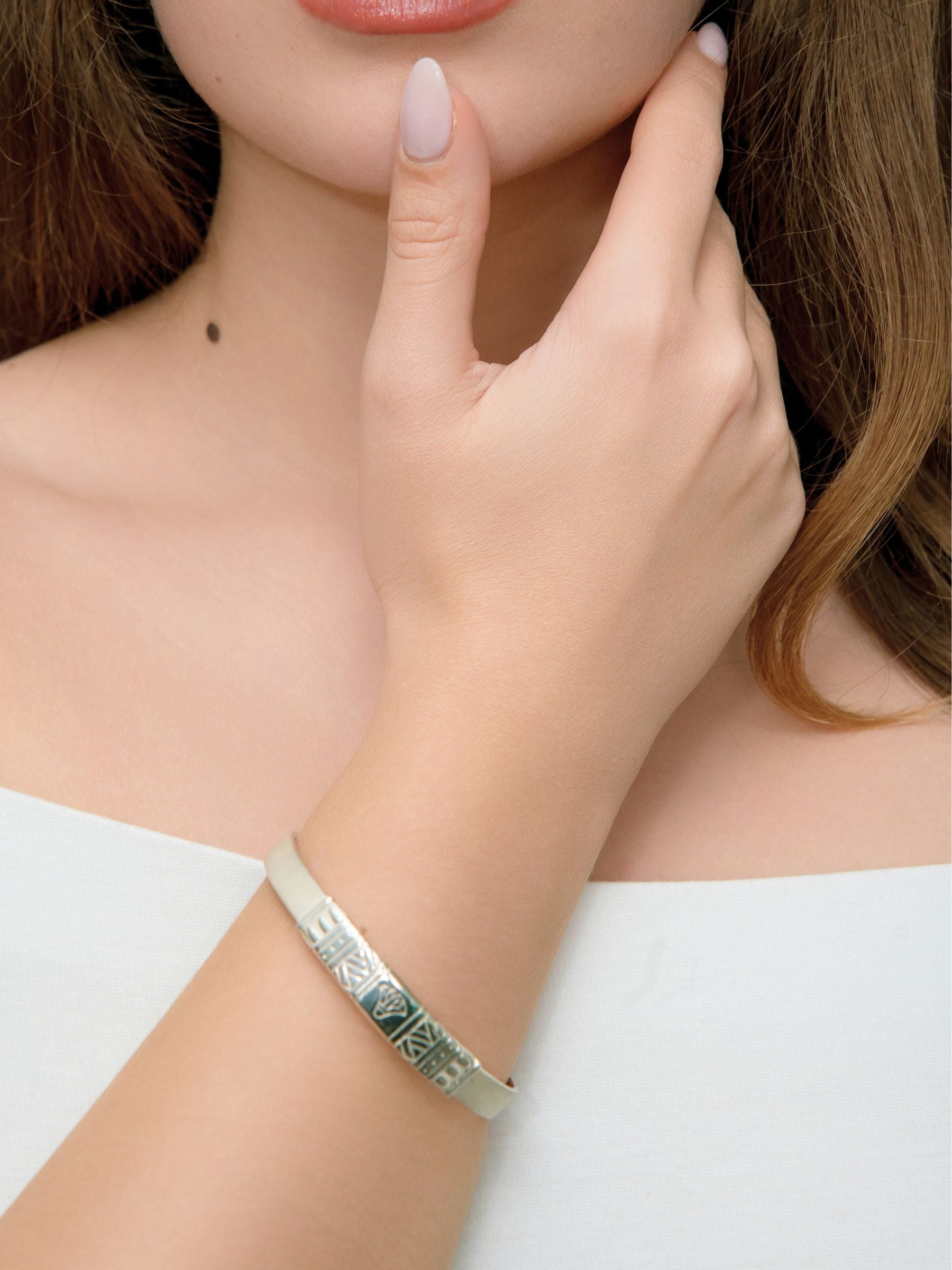 Bracelet jonc - "Lotus Bleu"