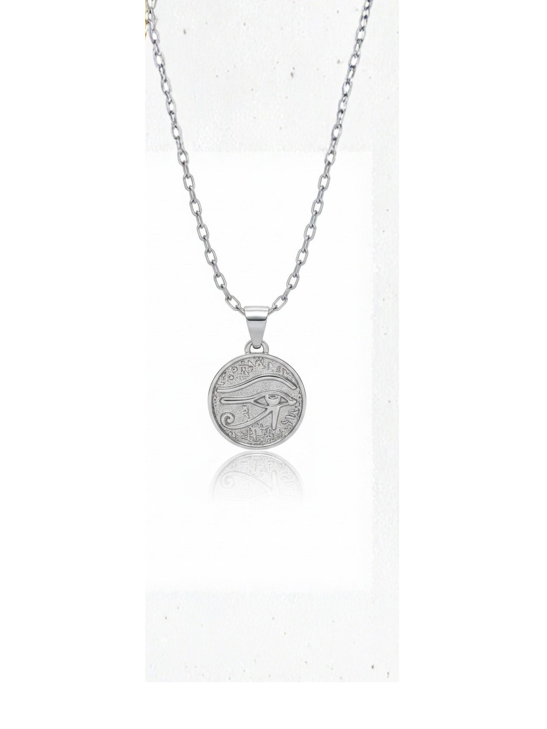 Medallón y cadena Ojo de Horus