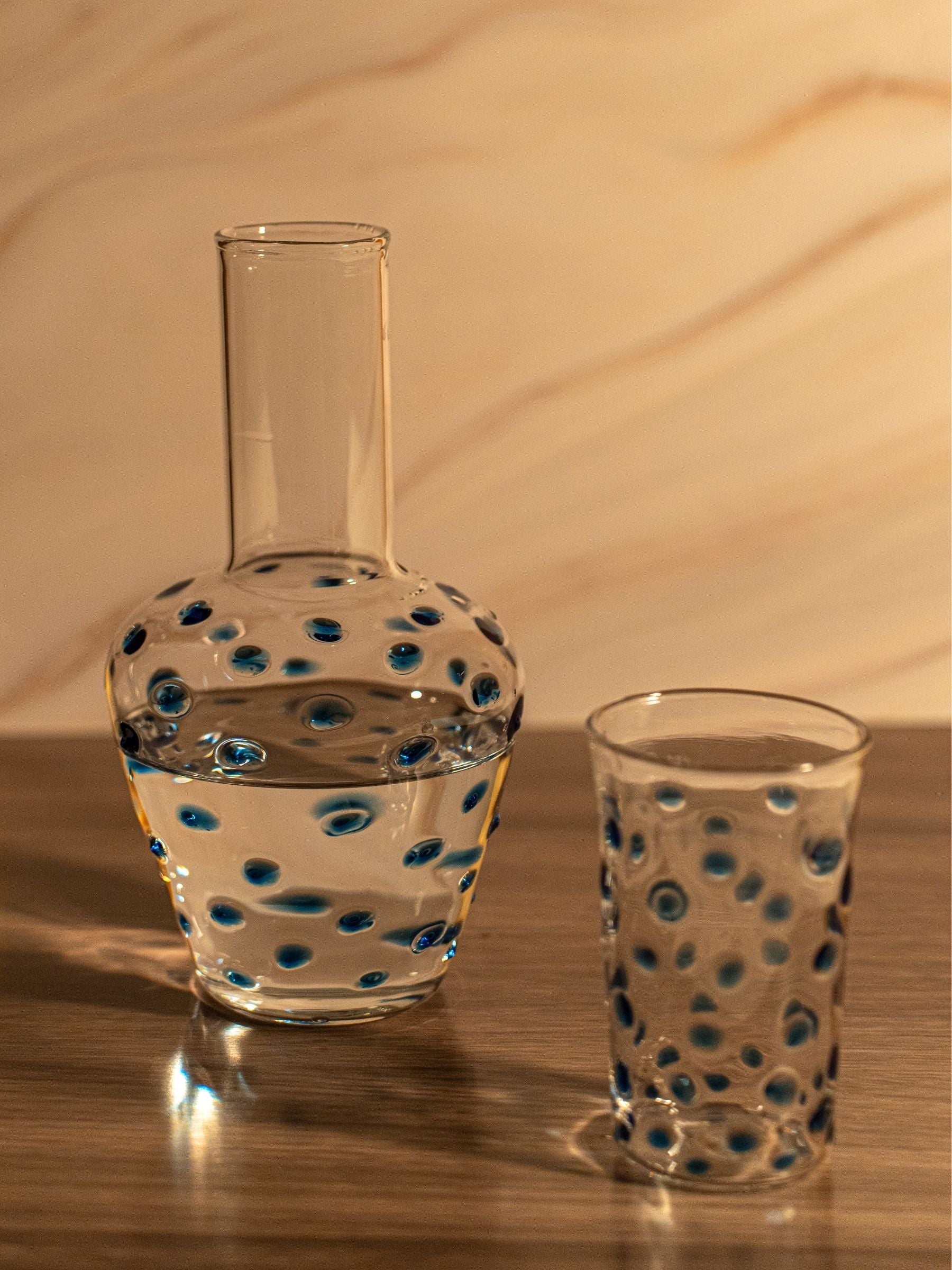 Set Carafe and glass "Essentia Drop"