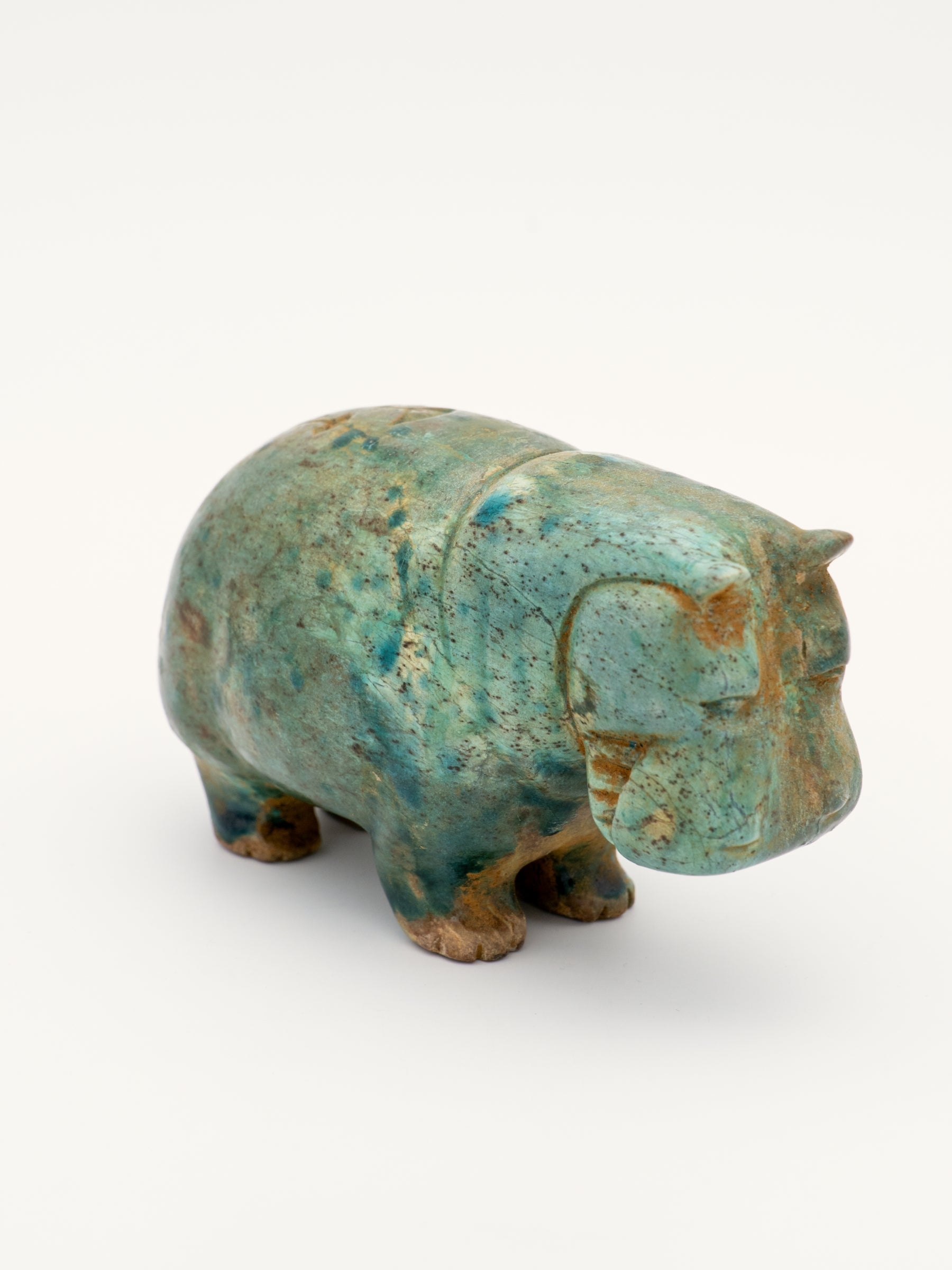 L'Hippopotame du Nil - Sculpture égyptienne artisanale