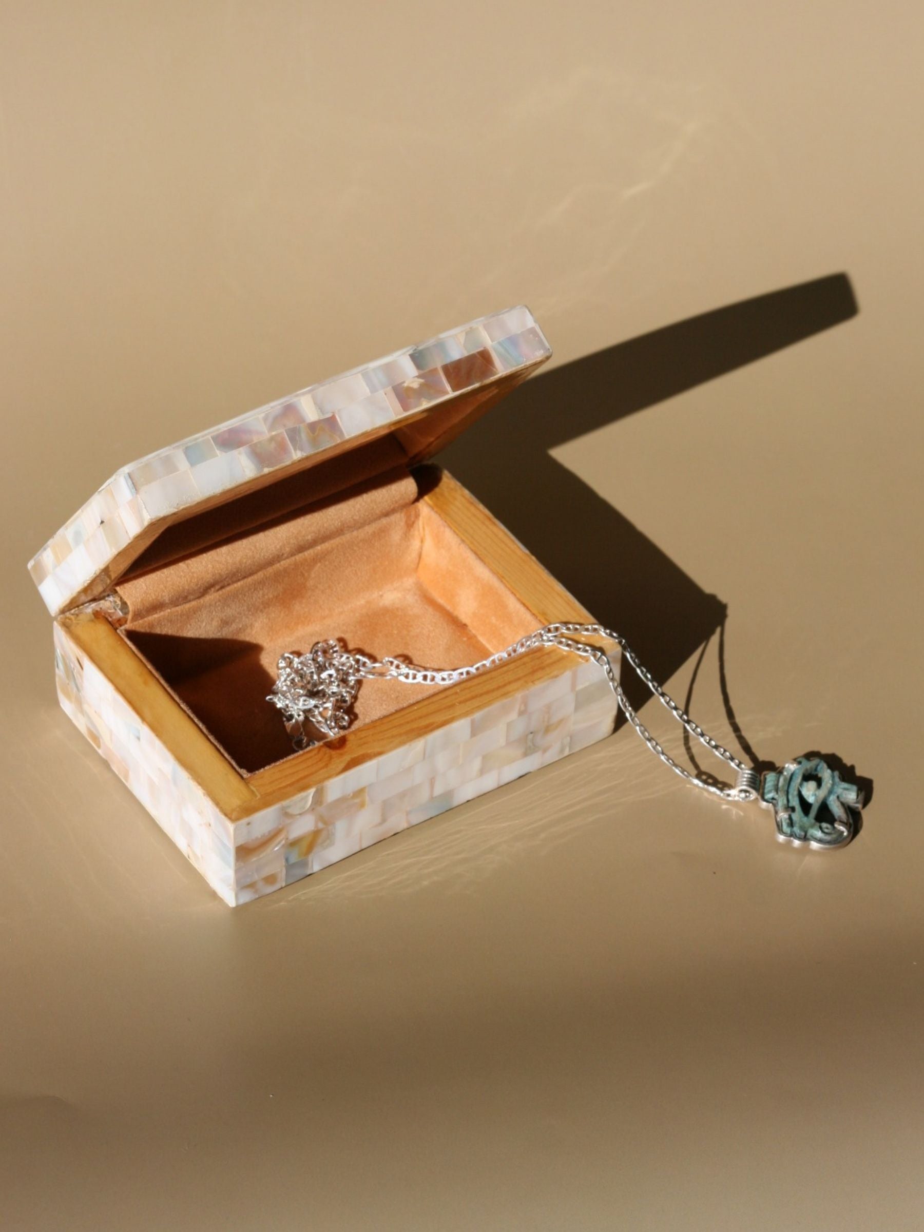 Boîte coffret en marqueterie d'Egypte