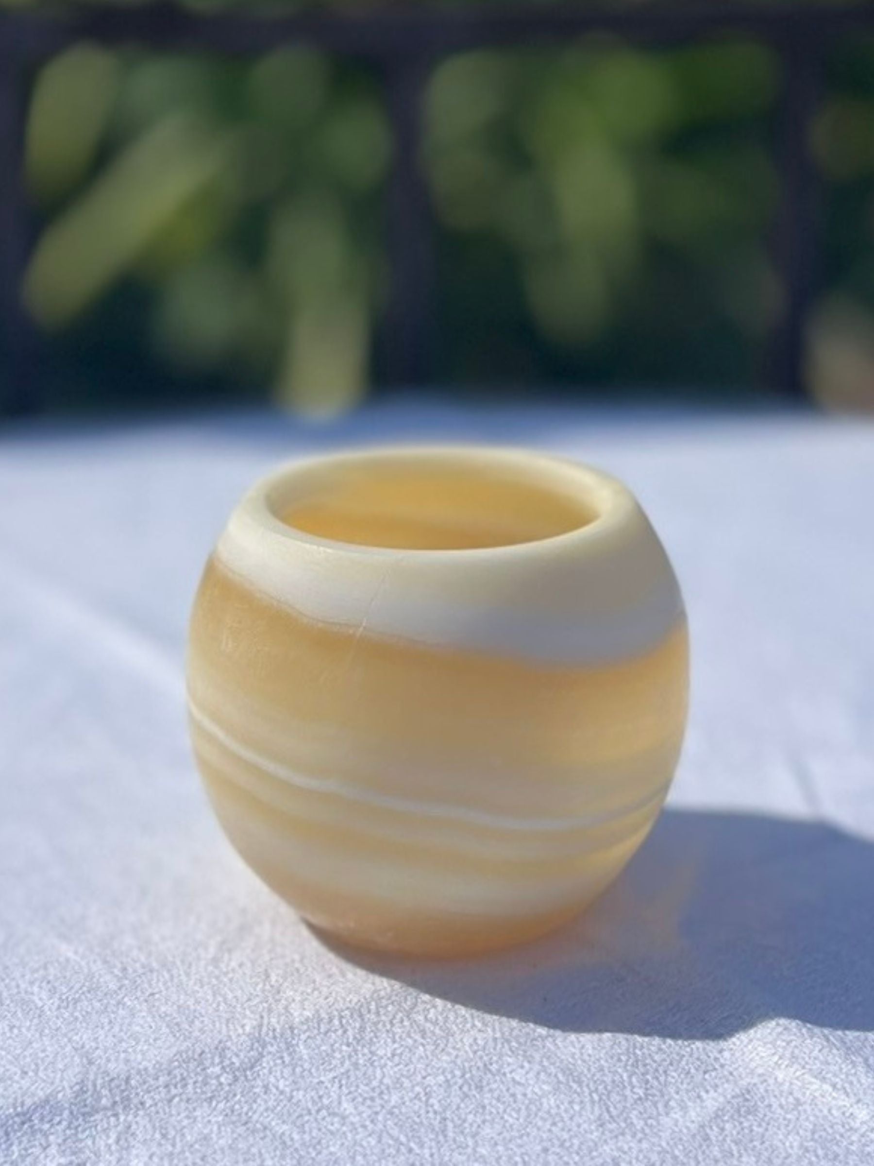 Photophore en albâtre