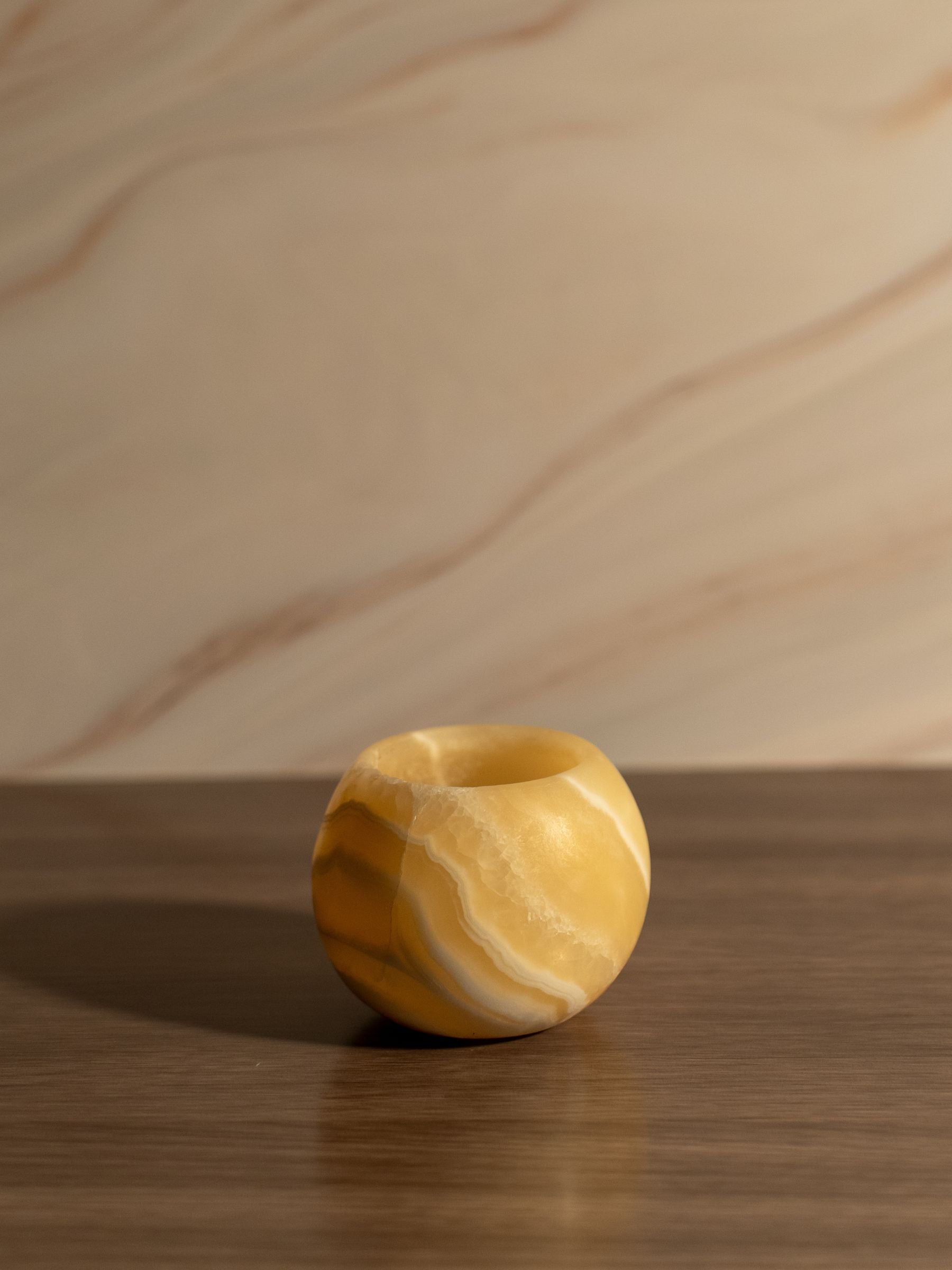 Photophore en albâtre