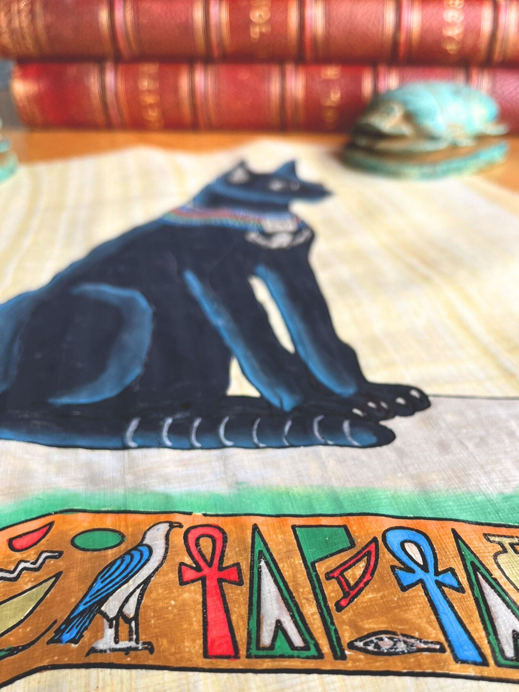 Papyrus Bastet noir
