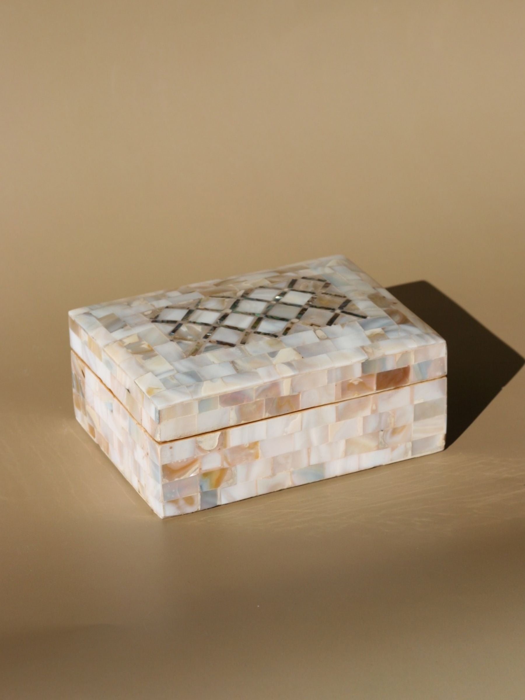 Egyptian marquetry box
