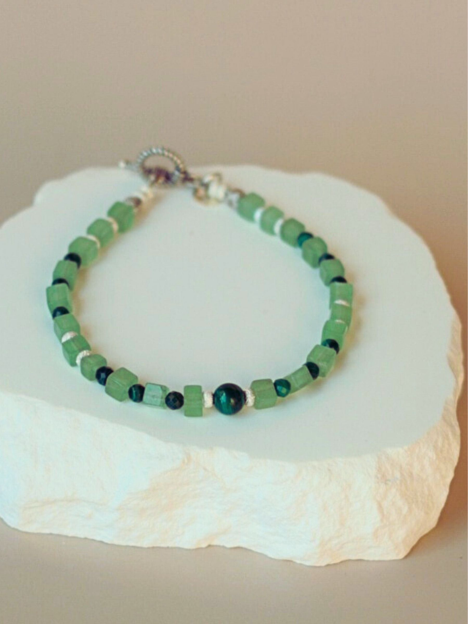 Pulsera jonc - "Lotus Bleu"