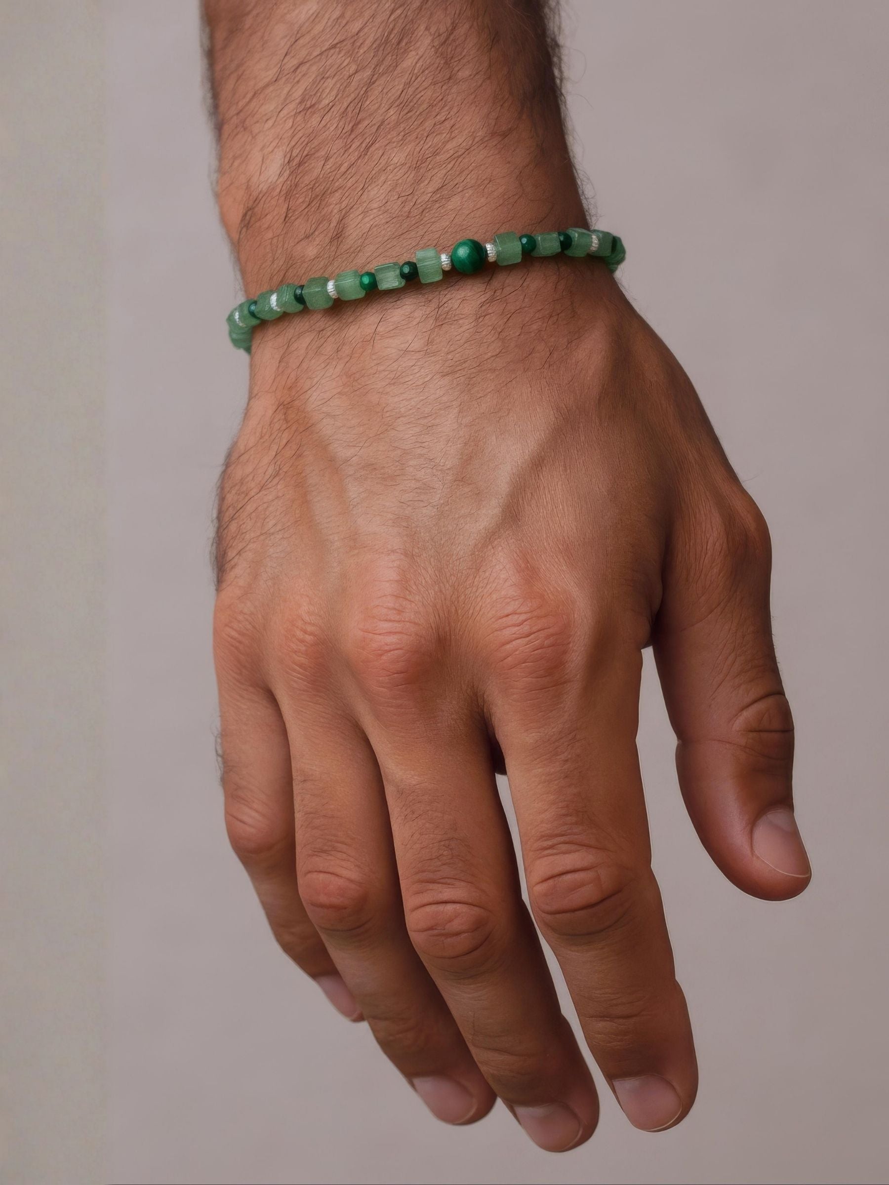 Pulsera jonc - "Lotus Bleu"