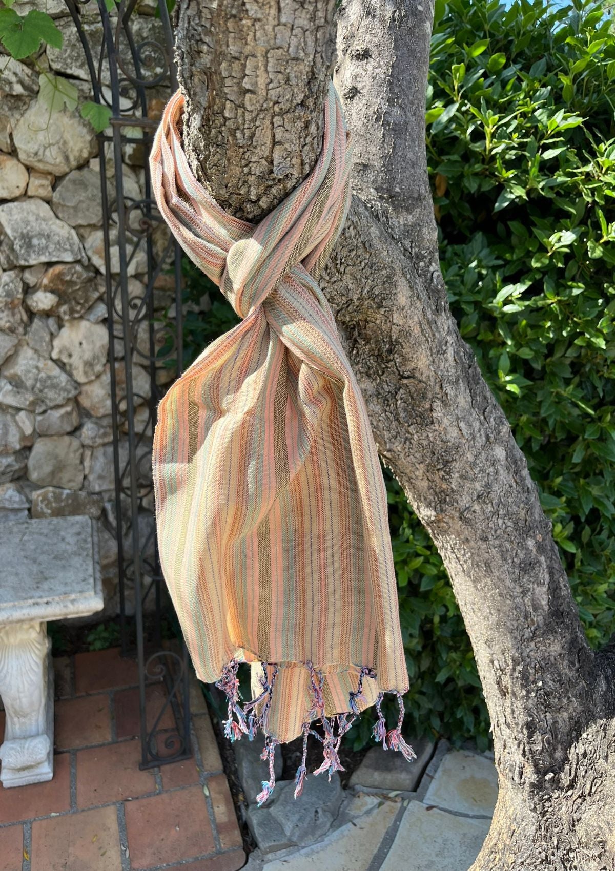 Waterfall Handwoven Cotton Stole