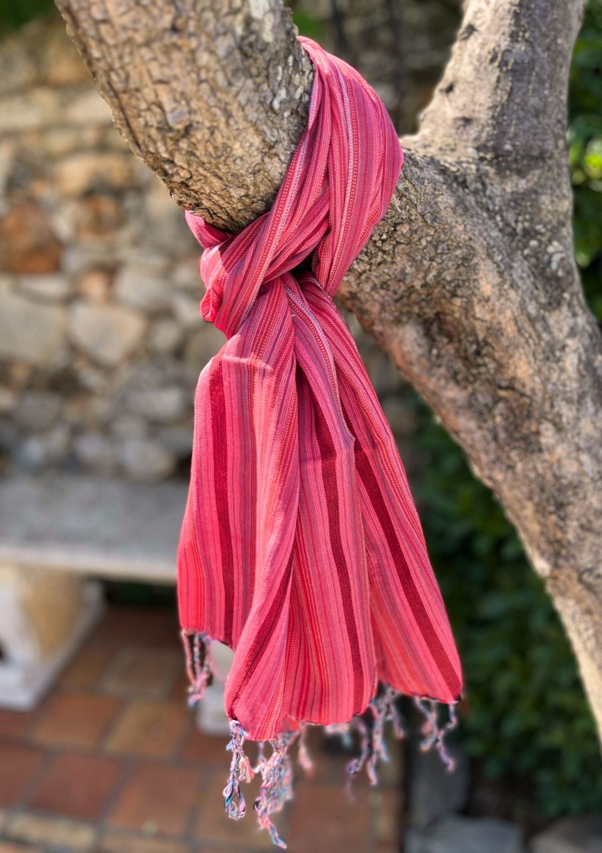 Waterfall Handwoven Cotton Stole