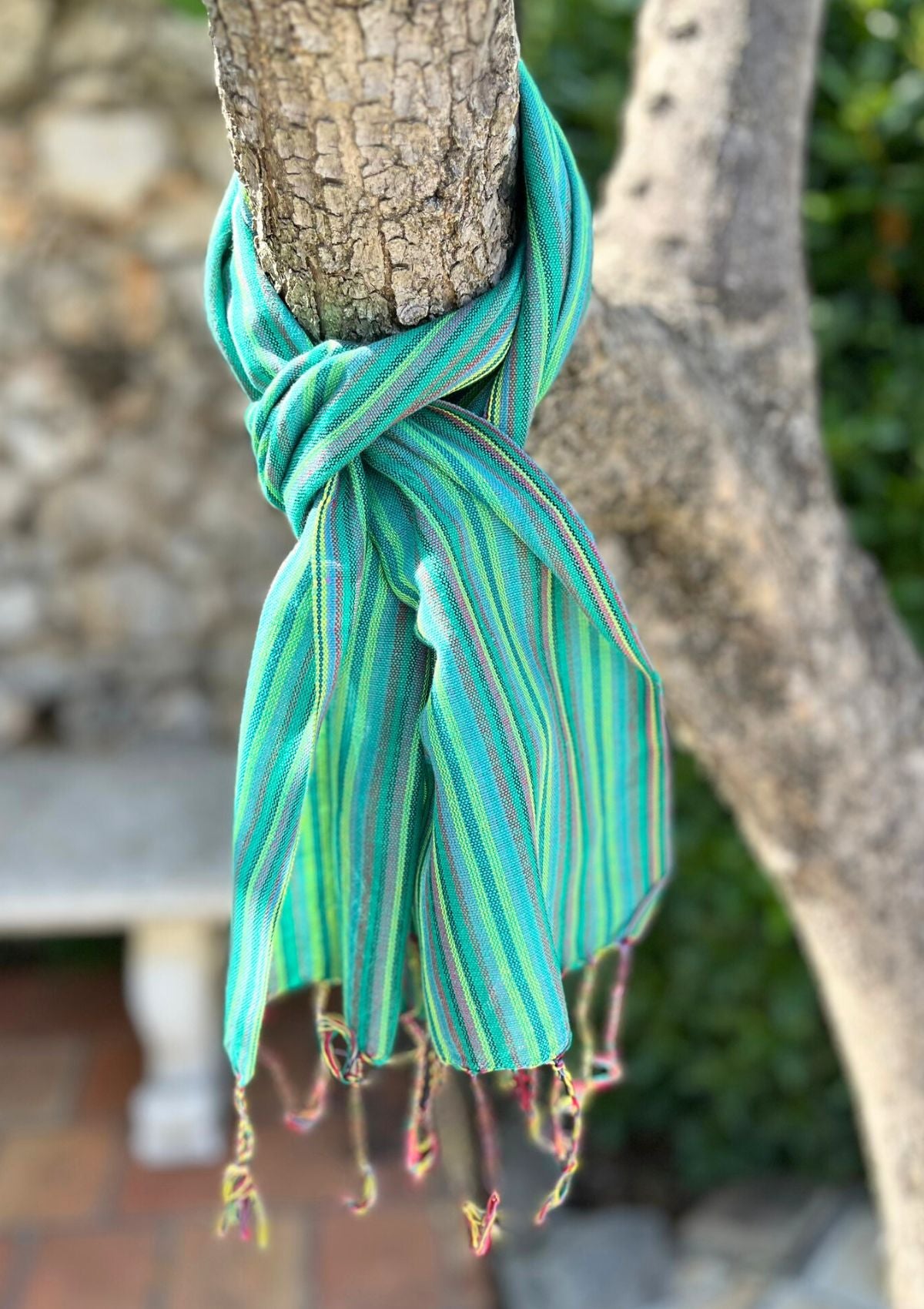 Waterfall Handwoven Cotton Stole