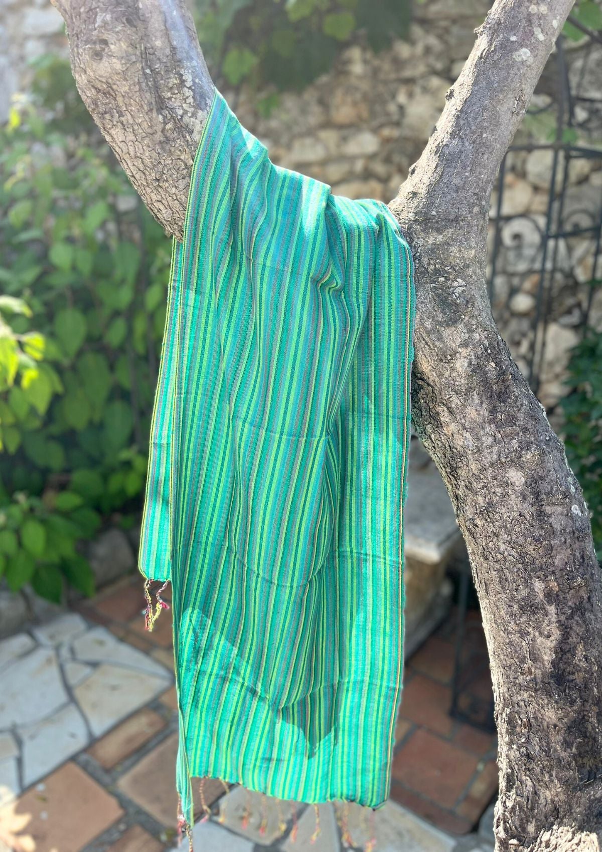 Waterfall Handwoven Cotton Stole